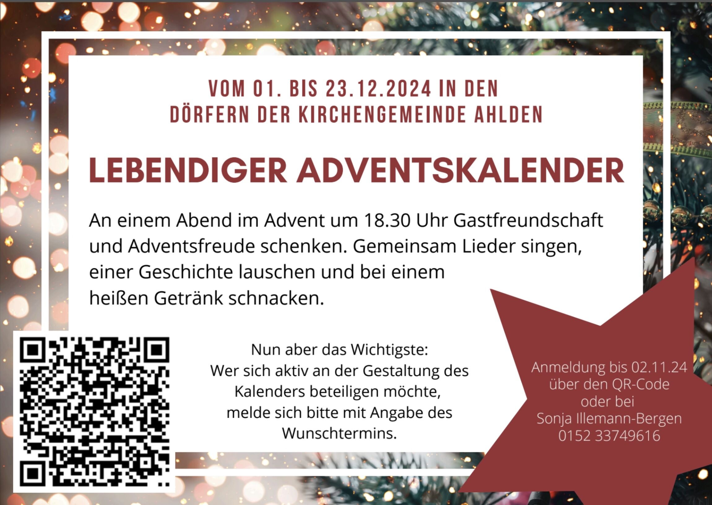 Lebendiger Adventskalender 2024