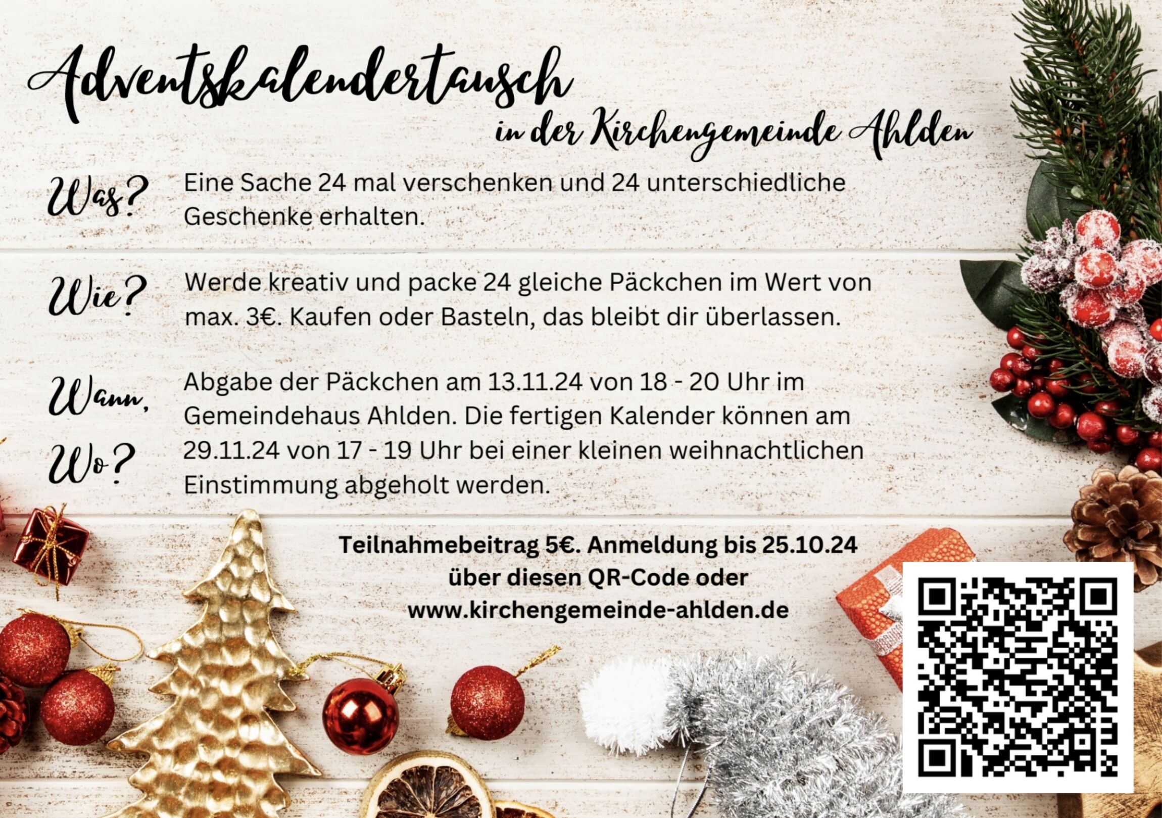 Adventskalendertausch 2024