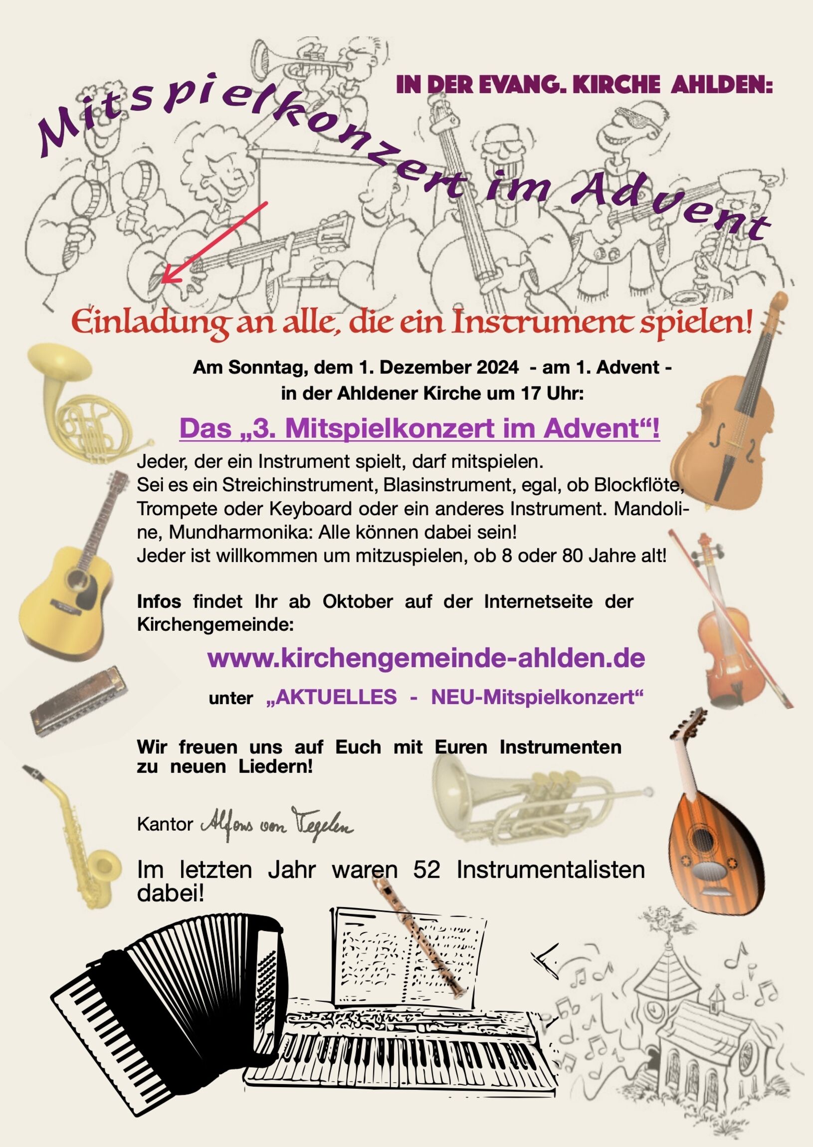 Plakat Mitspielkonzert