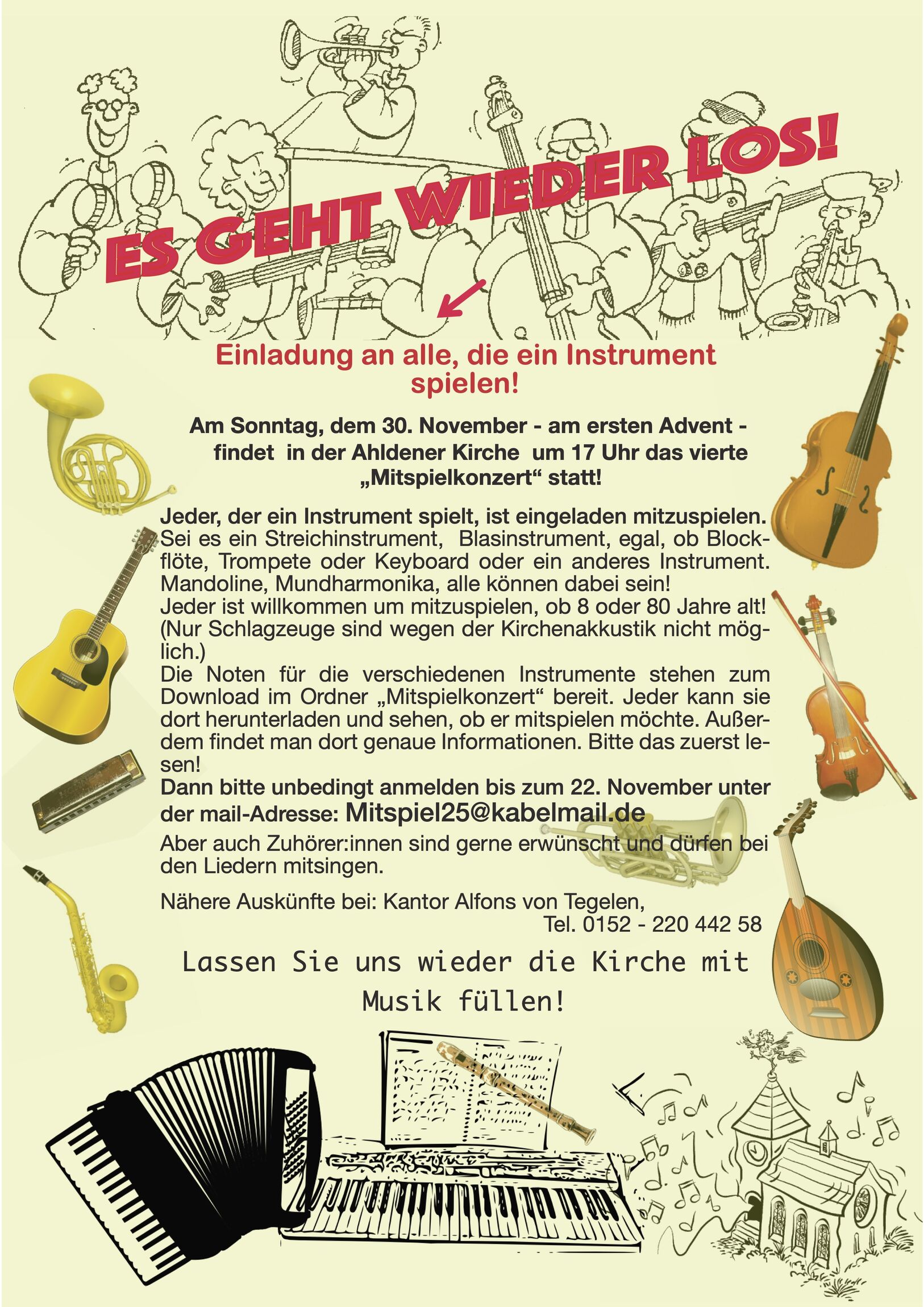 Plakat Mitspielkonzert 2025