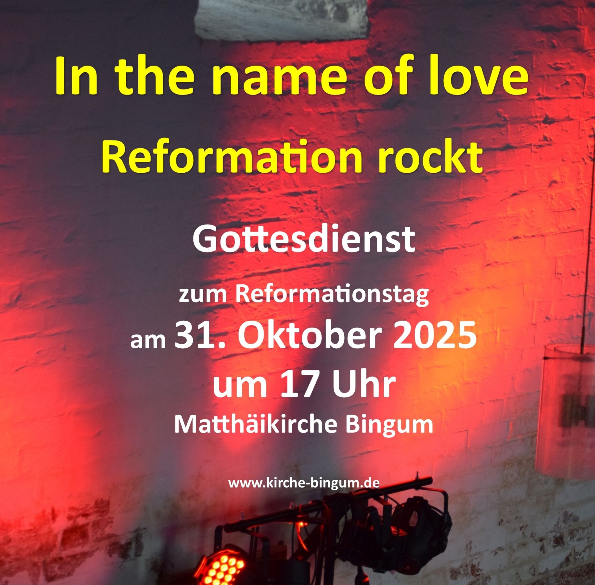 In the name of Love - Reformation rockt