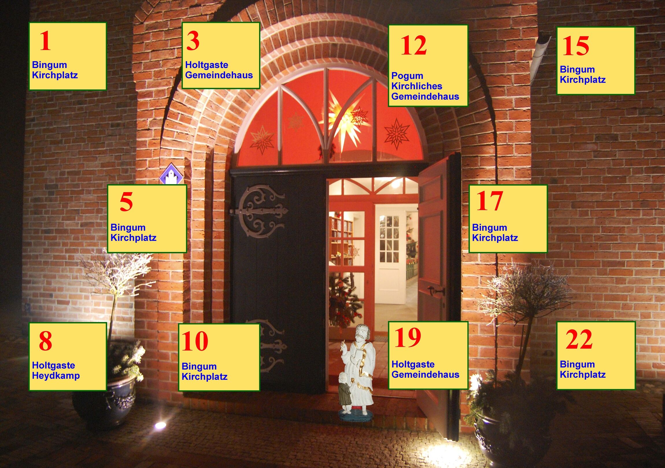 Lebendiger Advent, Lebendiger Adventskalender 2020