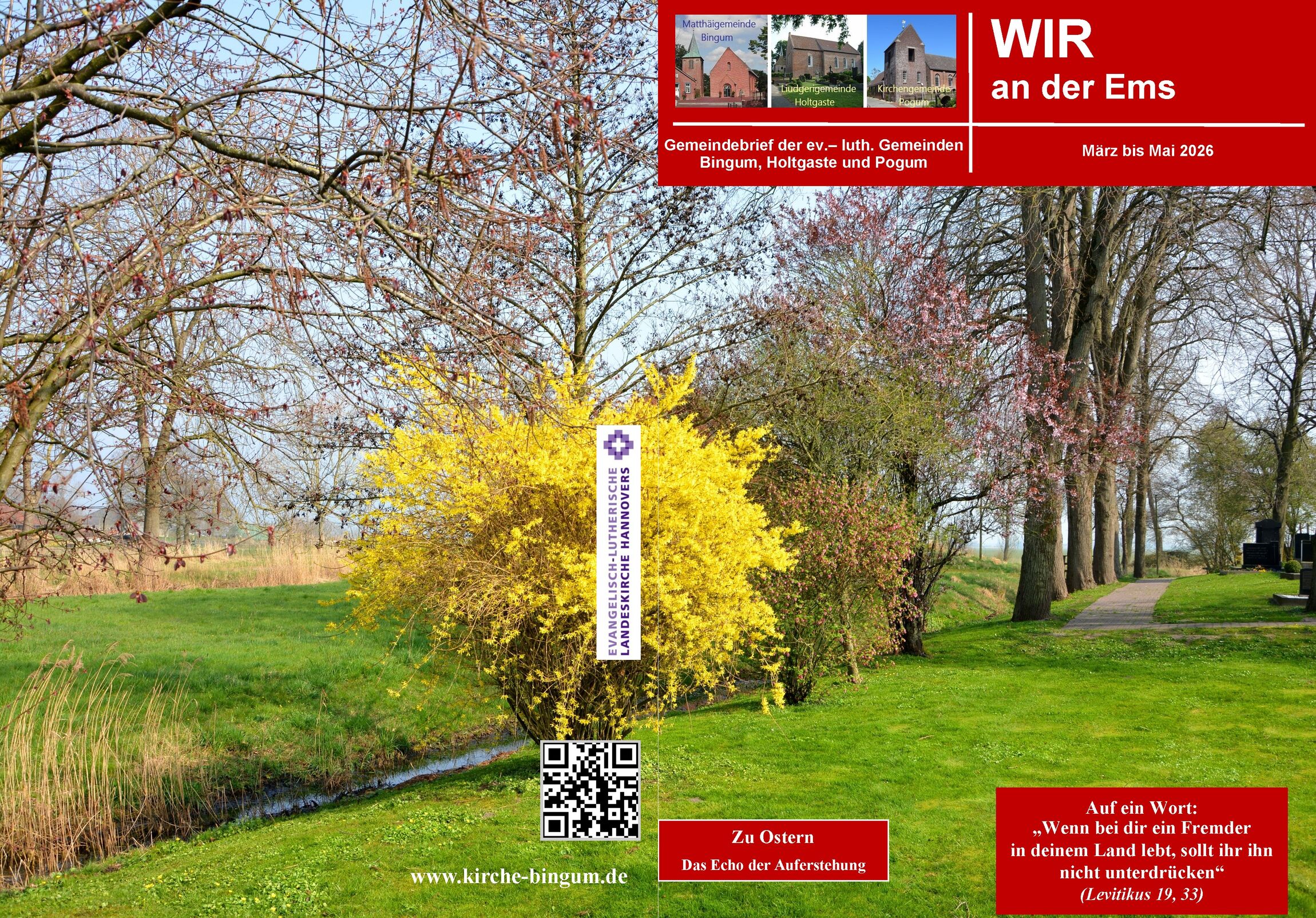 Wir an der Ems - Gemeindebrief Bingum - Holtgaste - Pogum (03 - 05/2026)