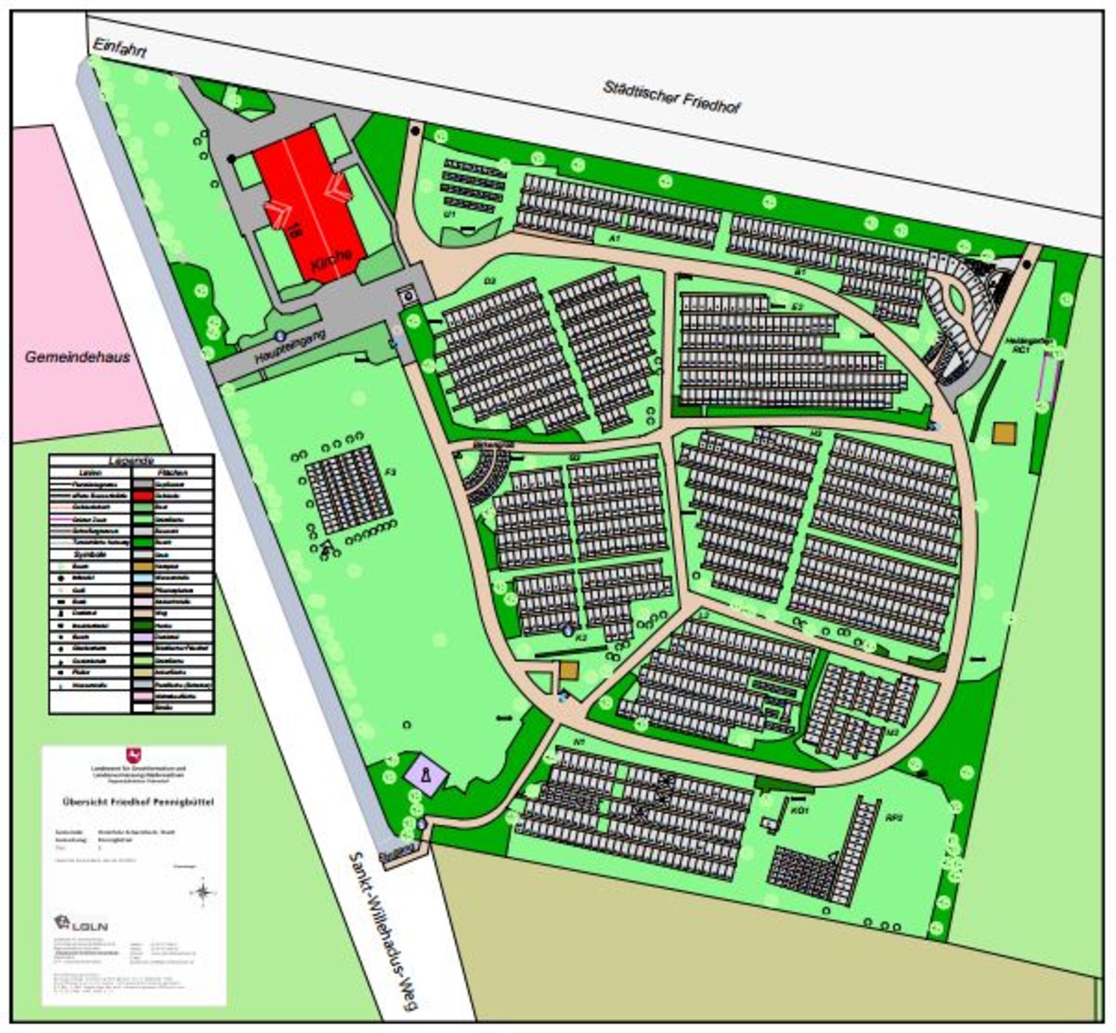 Digitaler Friedhofsplan