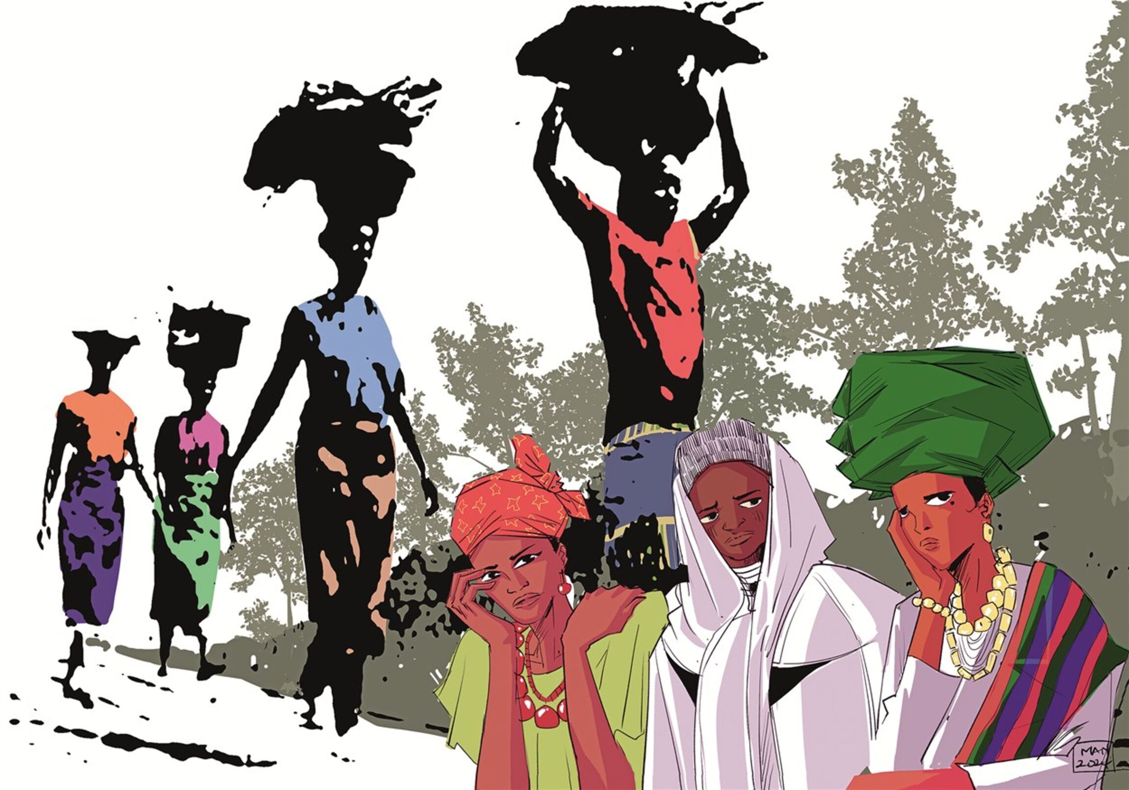 "Rest for the Weary" von der Künstlerin Gift Amarachi Ottah