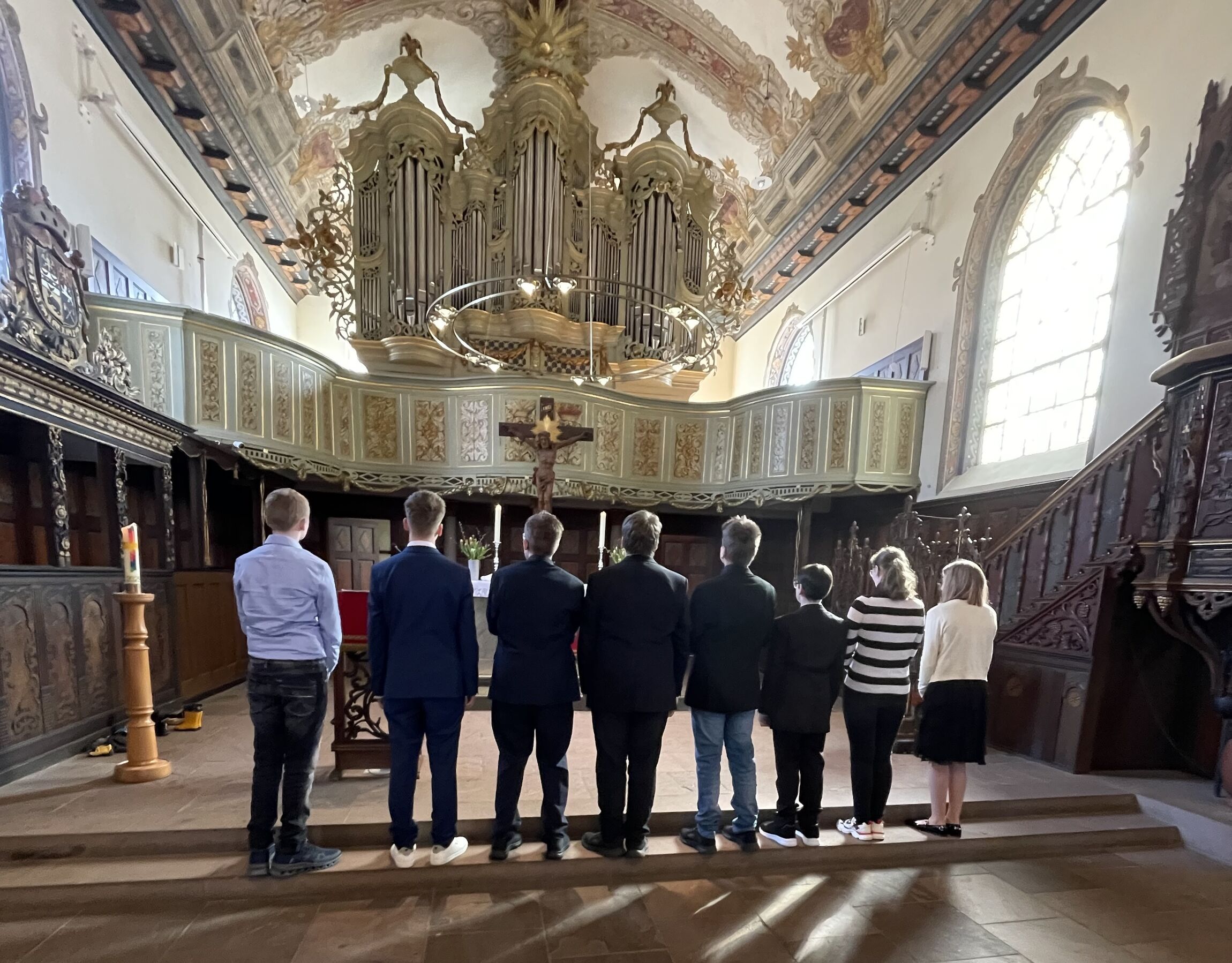 Konfirmanden des Konfirmationsgottesdienstes