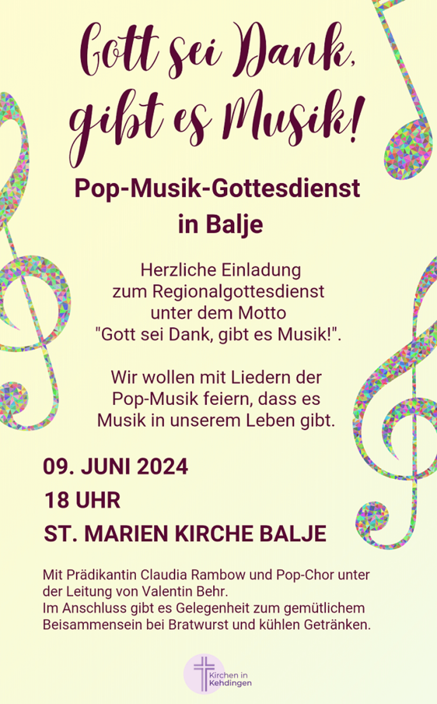 Balje Pop-Musik-Gottesdienst