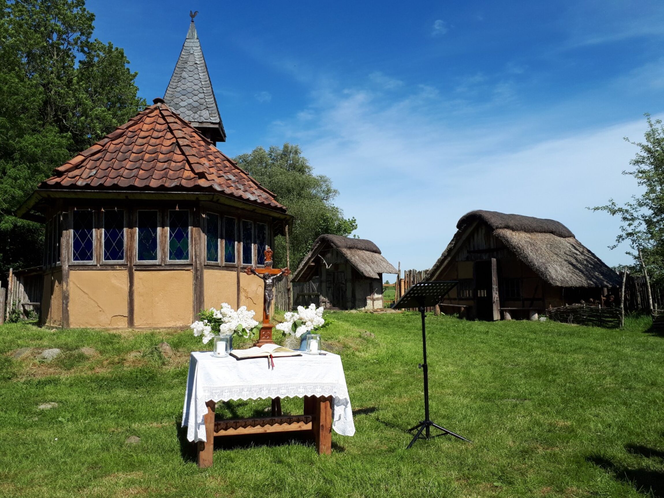 St. Christopherus von hinten 