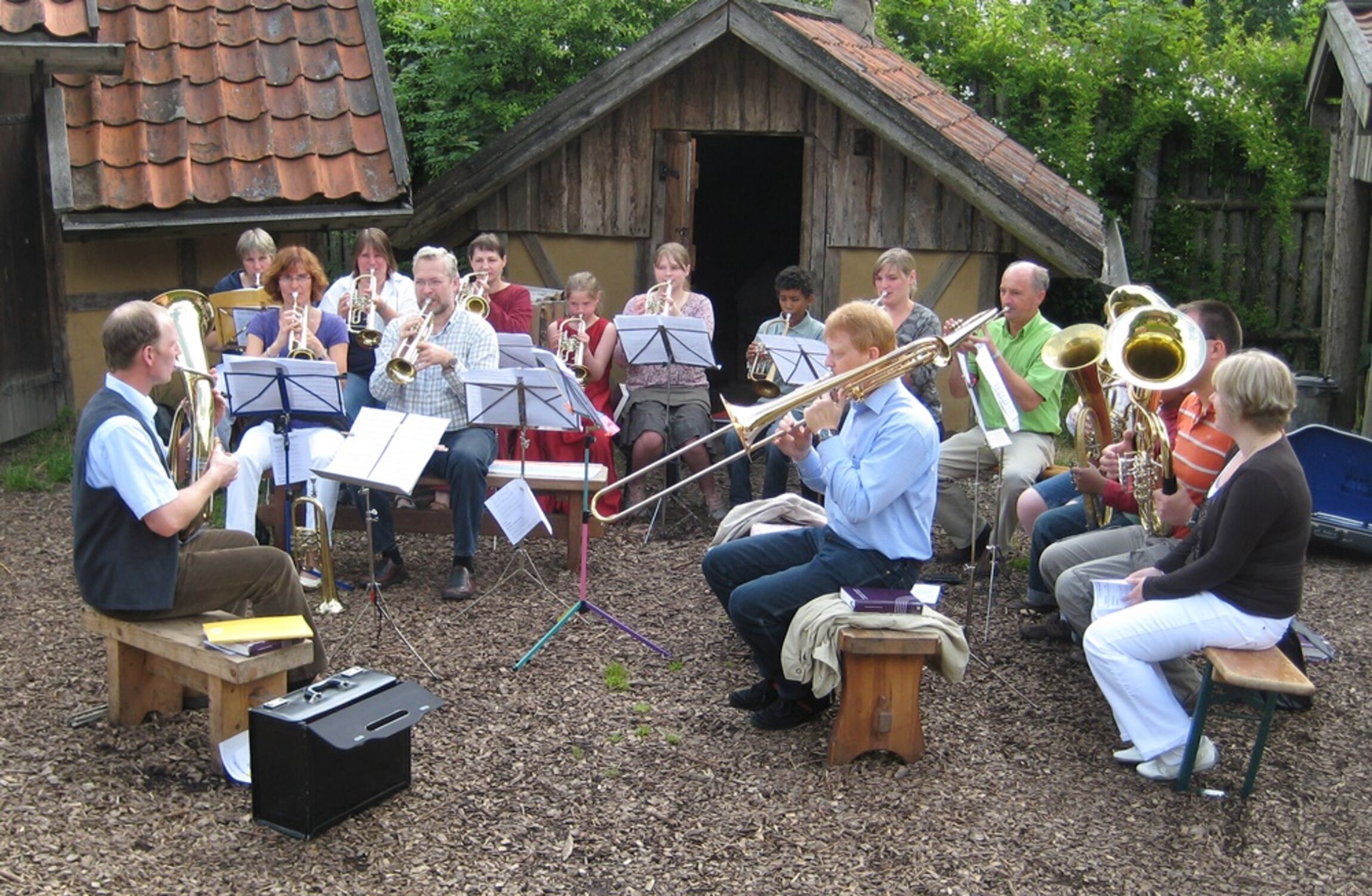 Posaunenchor mit Gästen aus Kühren, 2015, Foto: Kuhlmann