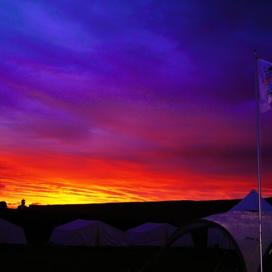 Deichcamp II - Sonnenuntergang I