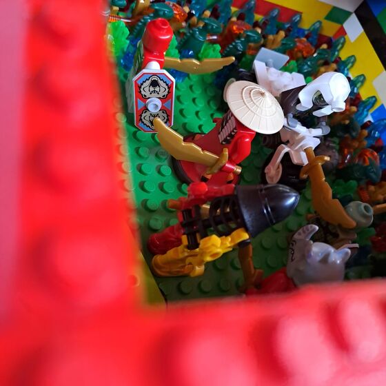 Blick in einen Innenhof