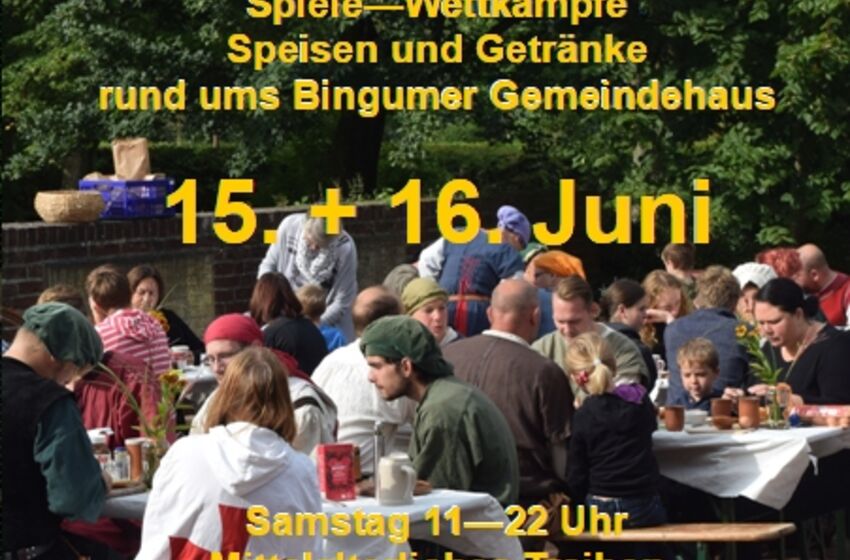 Plakat Trinitatismarkt Bingum