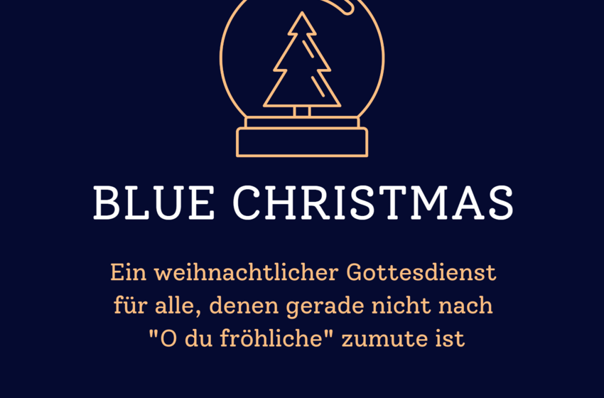 Einladung zu Blue Christmas 16.12.2022 mit Hae Min Geßner, Johannes Geßner und Van Hearten. Popchor aus Leer