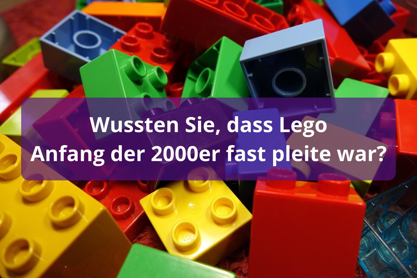 Lego mit Überschrift