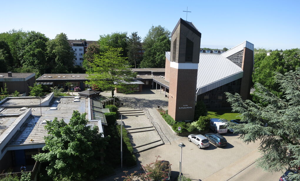 St. Paulus Luftaufnahme